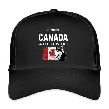 Maple Leaf - Huskys - Canada - Trucker Cap - Schwarz/Schwarz - Vorne