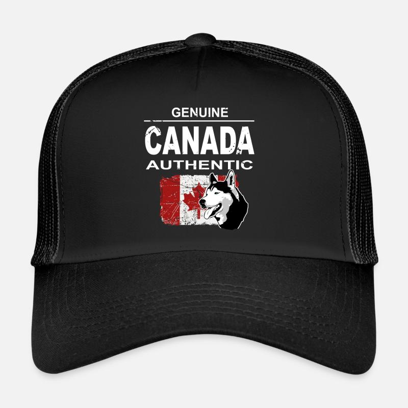 Maple Leaf - Huskys - Canada - Trucker Cap - Schwarz/Schwarz