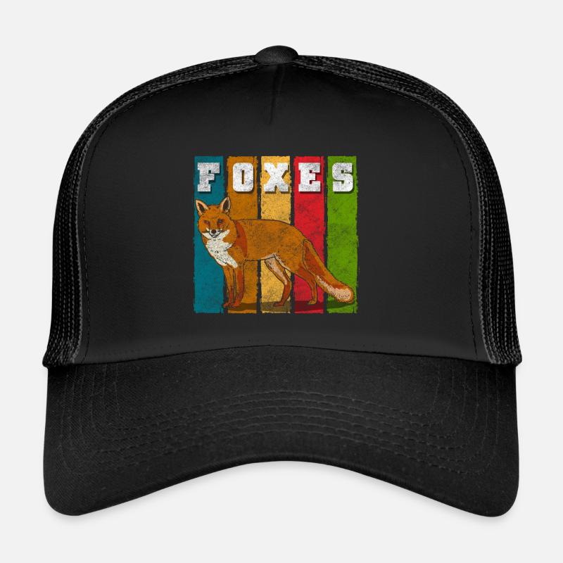 Renard roux des forêts Casquette trucker 