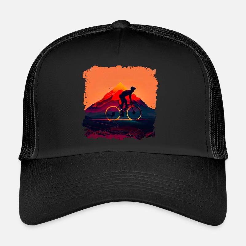 Le cyclisme sur route est une passion pour beaucoup Casquette trucker 