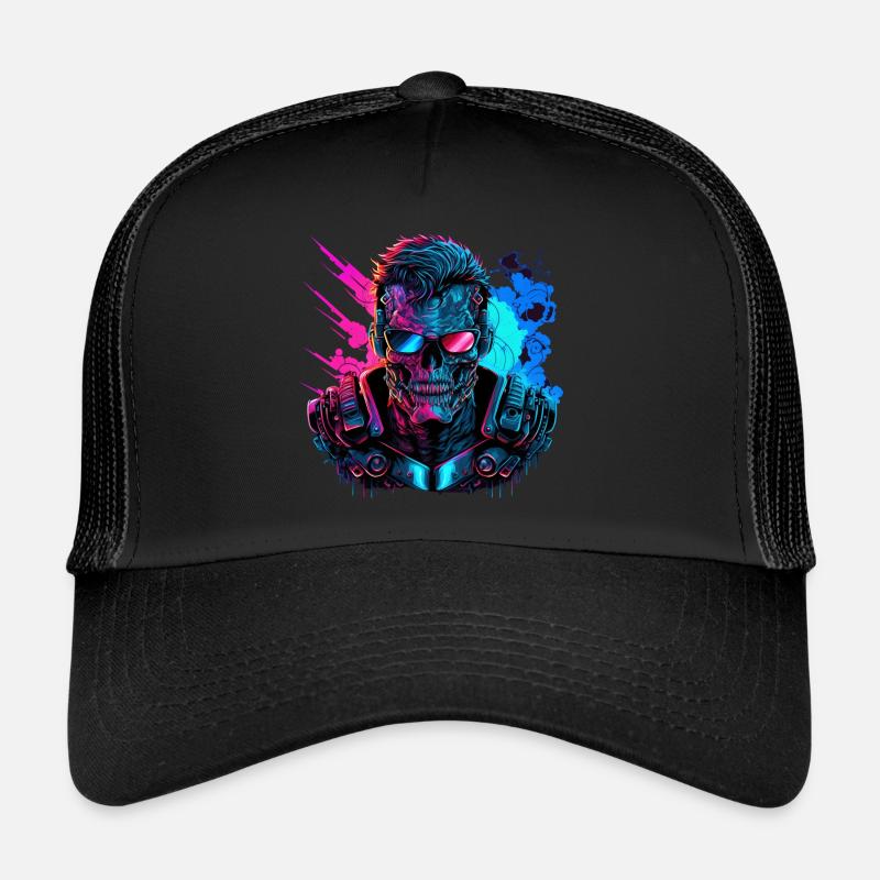 Robot futuriste Cyber Warrior Cadeau Casquette trucker 