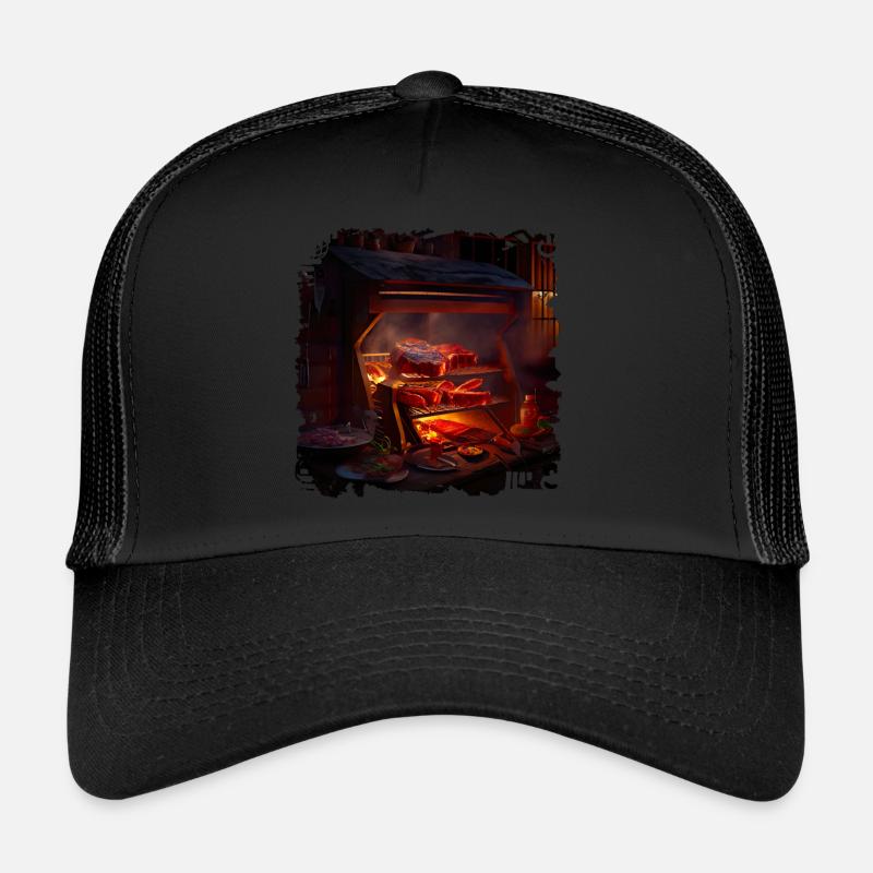 When grilling I get meat cravings Trucker Cap