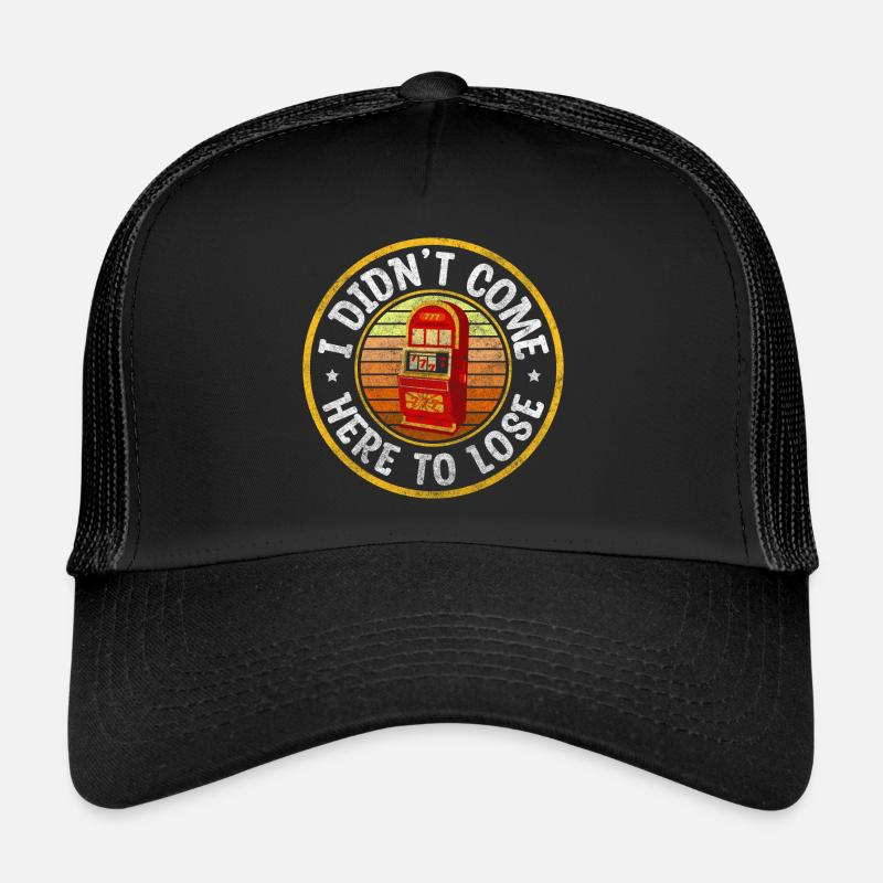 Kasino Einarmiger Bandit Spielhalle Poker Trucker Cap