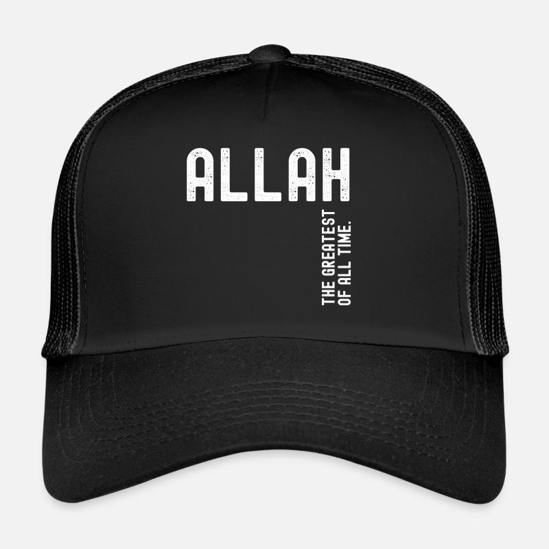 Allah le plus grand de tous les temps Casquette trucker 