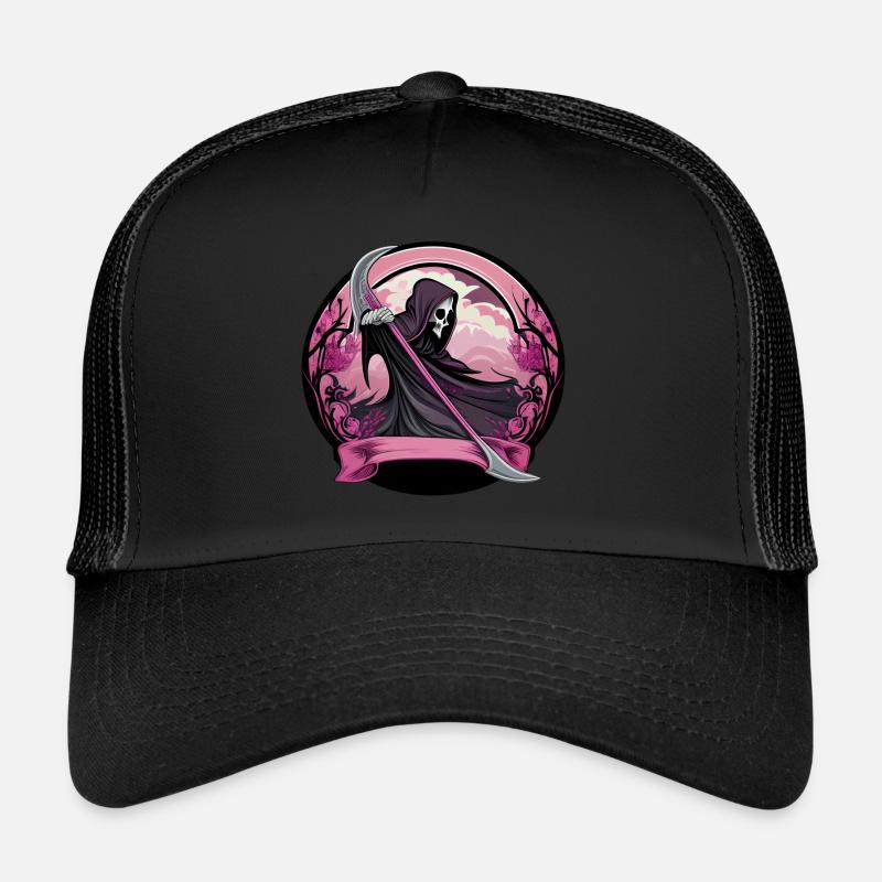 Valentine Reaper - Trucker Cap - black/black