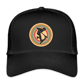 Kick Scooter Tricks Vintage Boys Stunt Scooter - Casquette trucker  - noir/noir - Devant