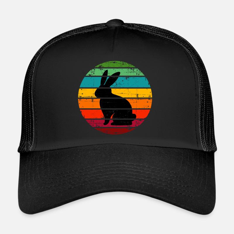 Hase - Trucker Cap - Schwarz/Schwarz