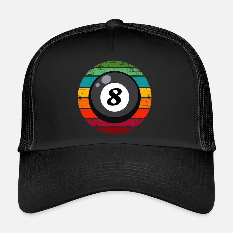 Bowling Ball Bowler - Trucker Cap - black/black