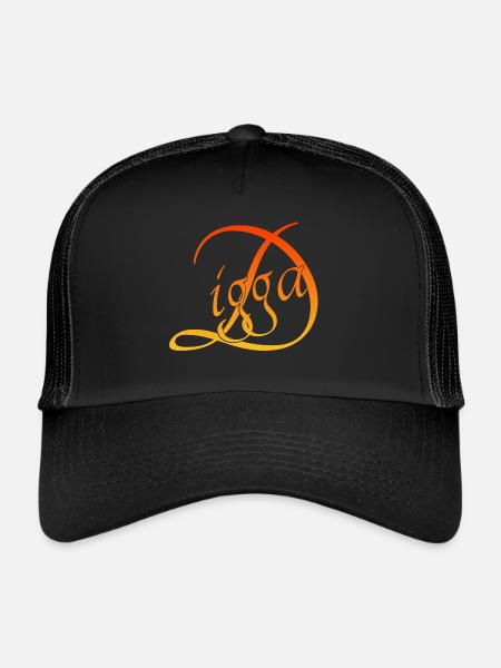 Digga - Trucker Cap - Schwarz/Schwarz