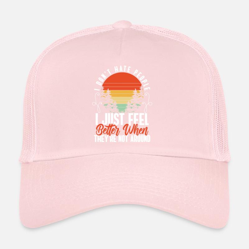 Hate Man Misanthropy Casquette trucker 