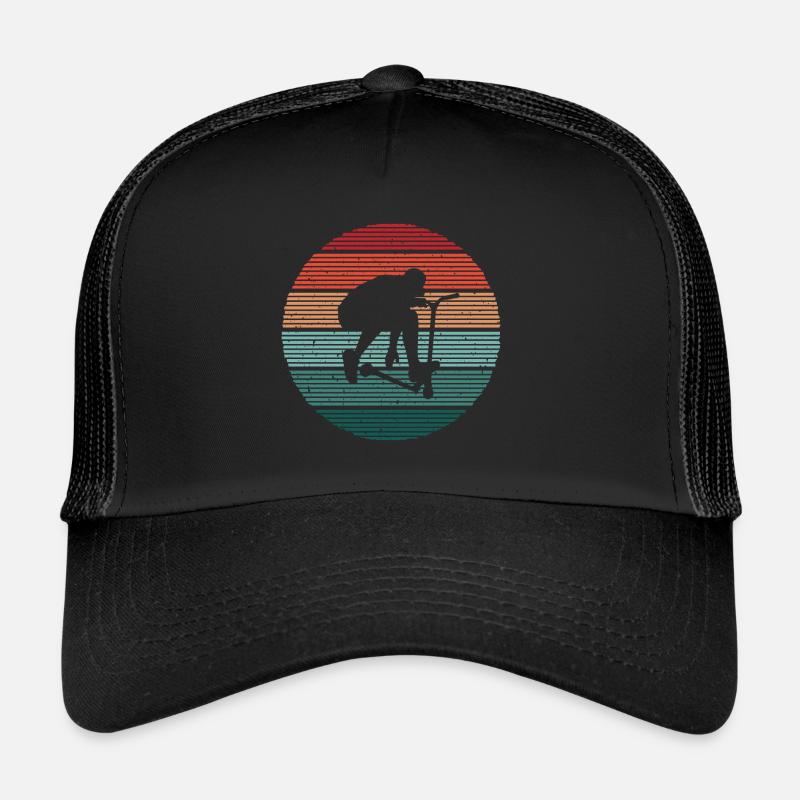 Kick Scooter Vintage Scooter Driver Stunt Scooter Trucker Cap