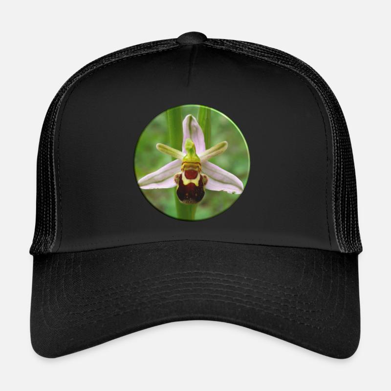 The bee orchid is a native orchid Trucker Cap