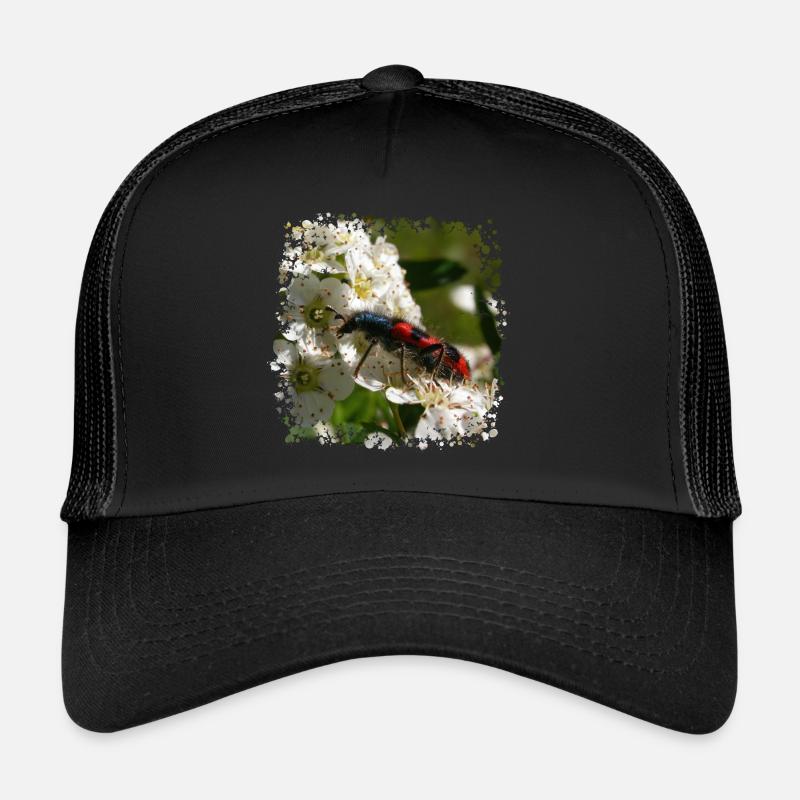 Der Bienenkäfer oder Bienenwolf ist ein Raubinsekt Trucker Cap