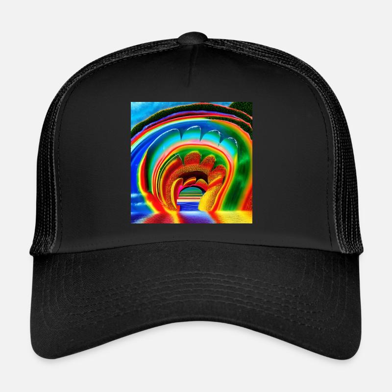 sunny day rainbow Trucker Cap
