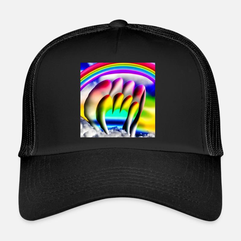 rainbow in sunny day Trucker Cap