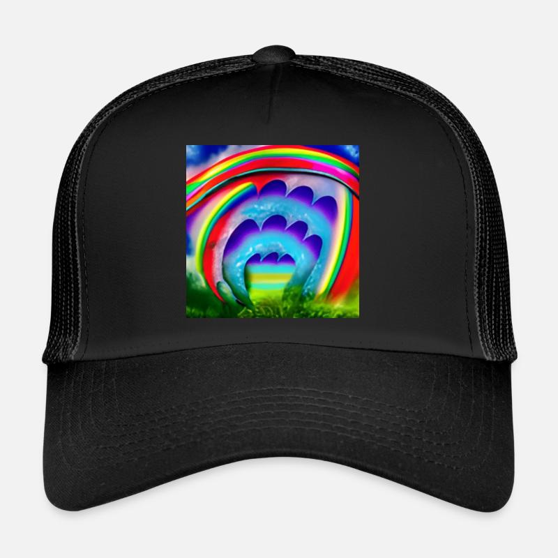 Bel arc-en-ciel Casquette trucker 