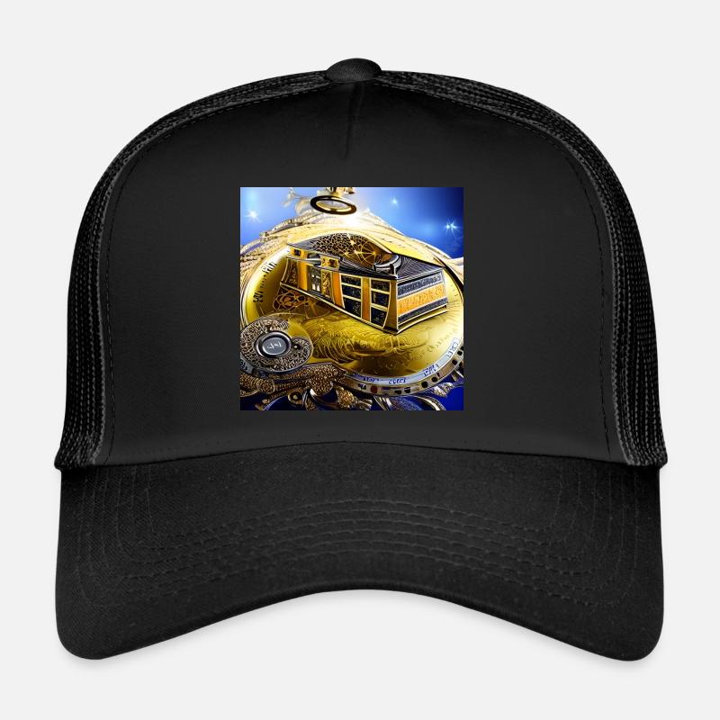 Abstraction de l’horloge Casquette trucker 
