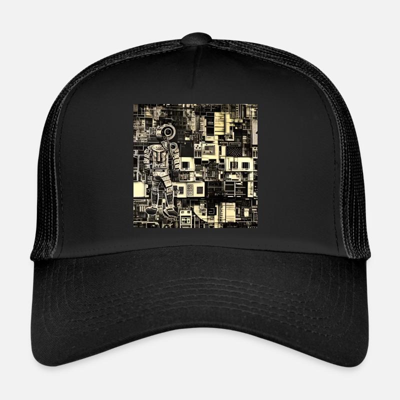 DER MENSCH IN DER CYBERWELT Trucker Cap