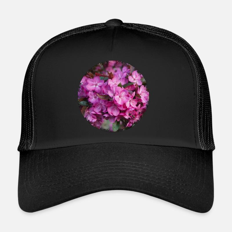 Les fleurs de cerisier rose sont belles à regarder Casquette trucker 