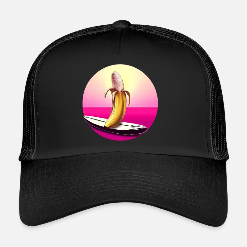 Surf Banana Sunset Casquette trucker 