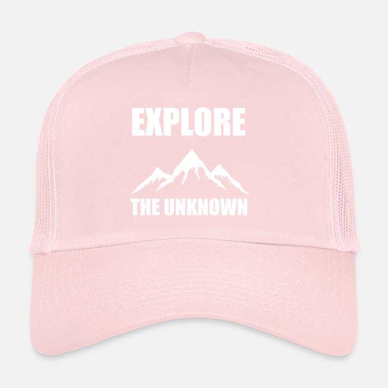 Explorez l’inconnu - Randonnée, Nature, Aventure Casquette trucker 