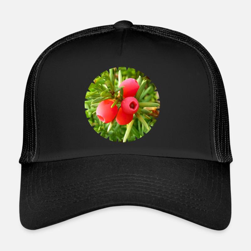 Die Eibe, ein heimischer Nadelbaum Trucker Cap