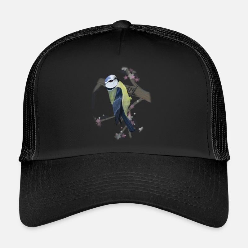 Dessin numérique bleu Casquette trucker 