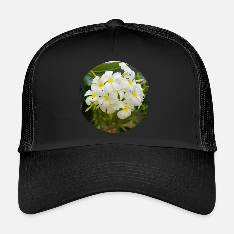 Les plumeria sont représentés sous les tropiques Casquette trucker 