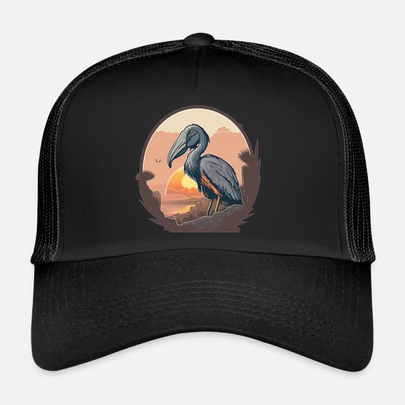 Shoebill retro Trucker Cap
