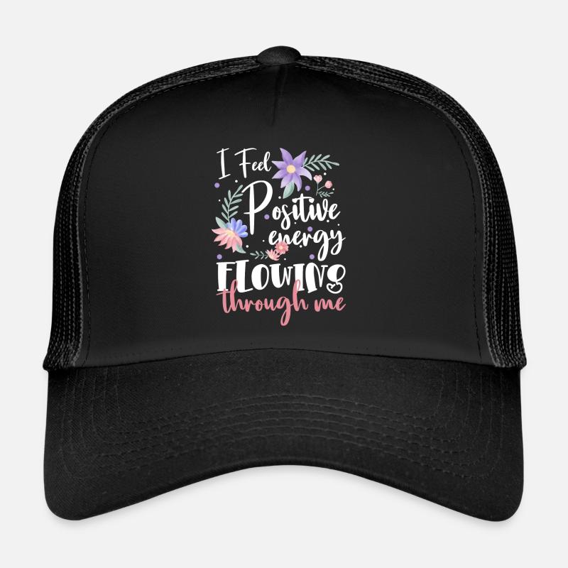Positif, optimiste, amour de soi Casquette trucker 
