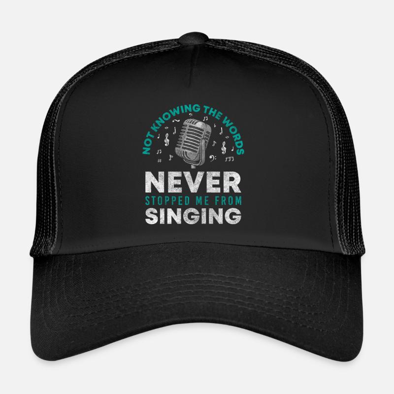 Music Hobby Voice Microphone Trucker Cap