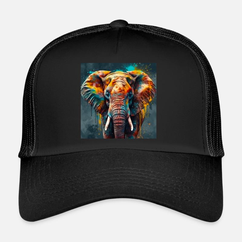 L'ÉLÉPHANT MAJESTEUX Casquette trucker 