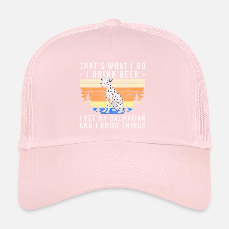 Dalmatian Dog Lover Points Animal Lover Trucker Cap