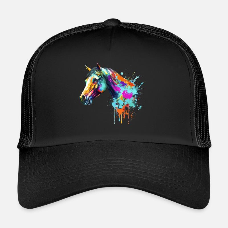 Horse Head Trucker Cap