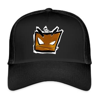 Dark happiness - Casquette trucker  - noir/noir - Devant