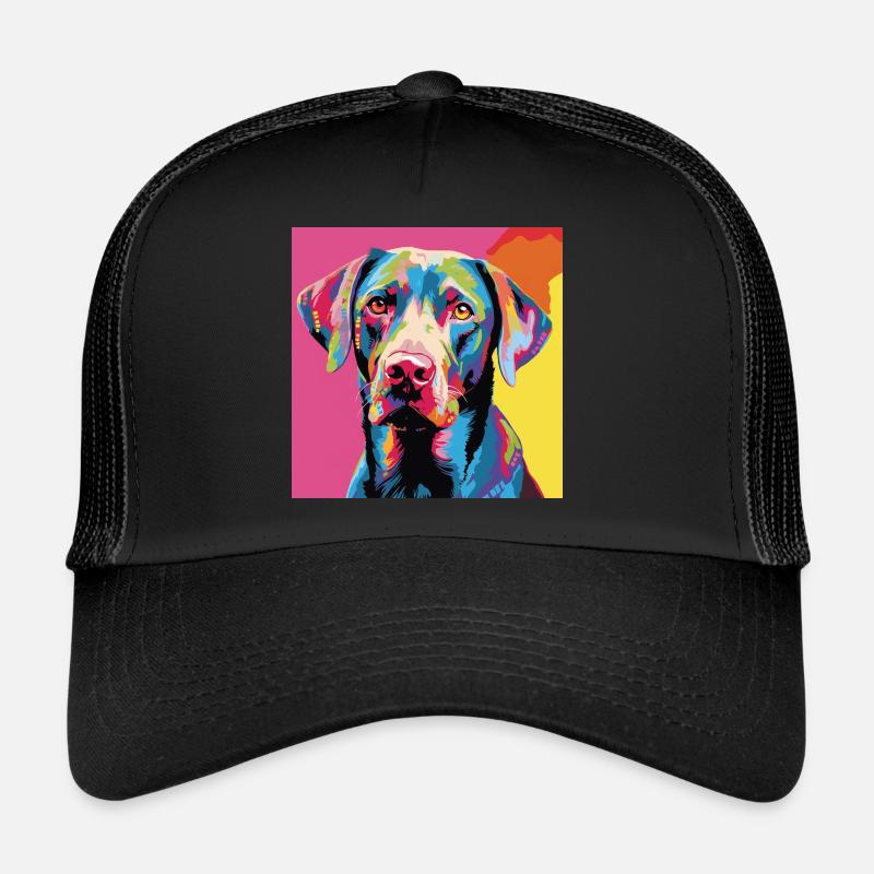 Labrador Retriever Pop Art Trucker Cap