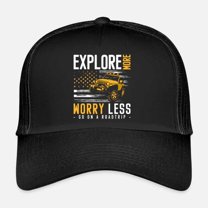 Liberté de la route d’aventure Casquette trucker 