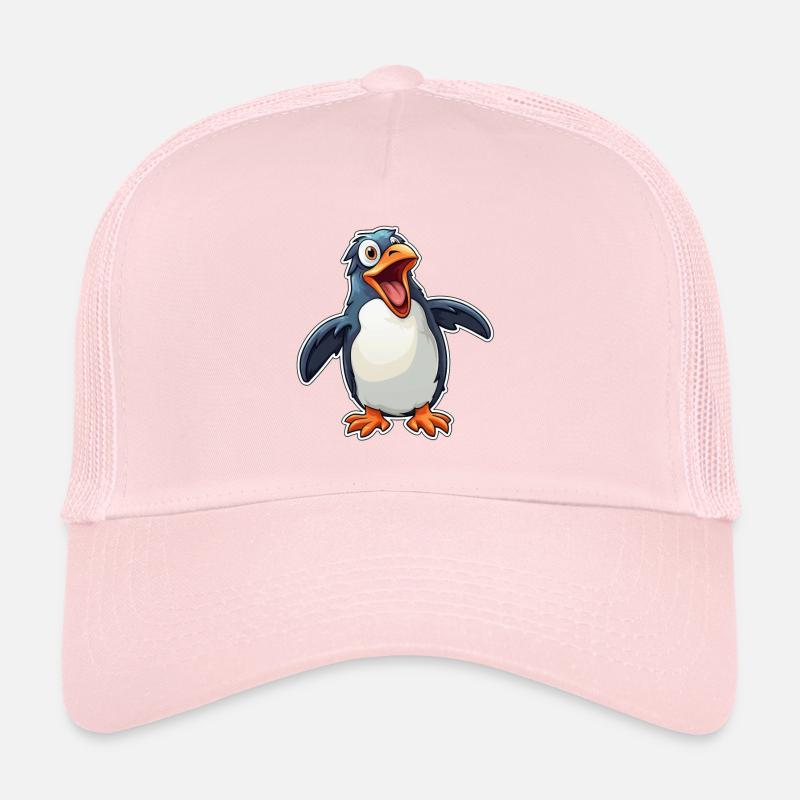 Cool funny penguin Trucker Cap