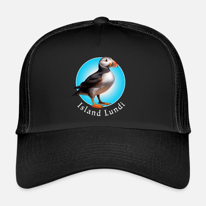 Island Lundi - Trucker Cap - Schwarz/Schwarz