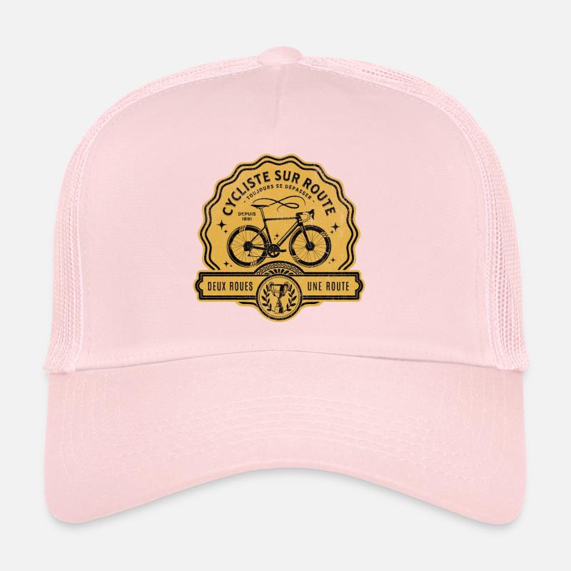 CYCLISTE SUR ROUTE Casquette trucker 