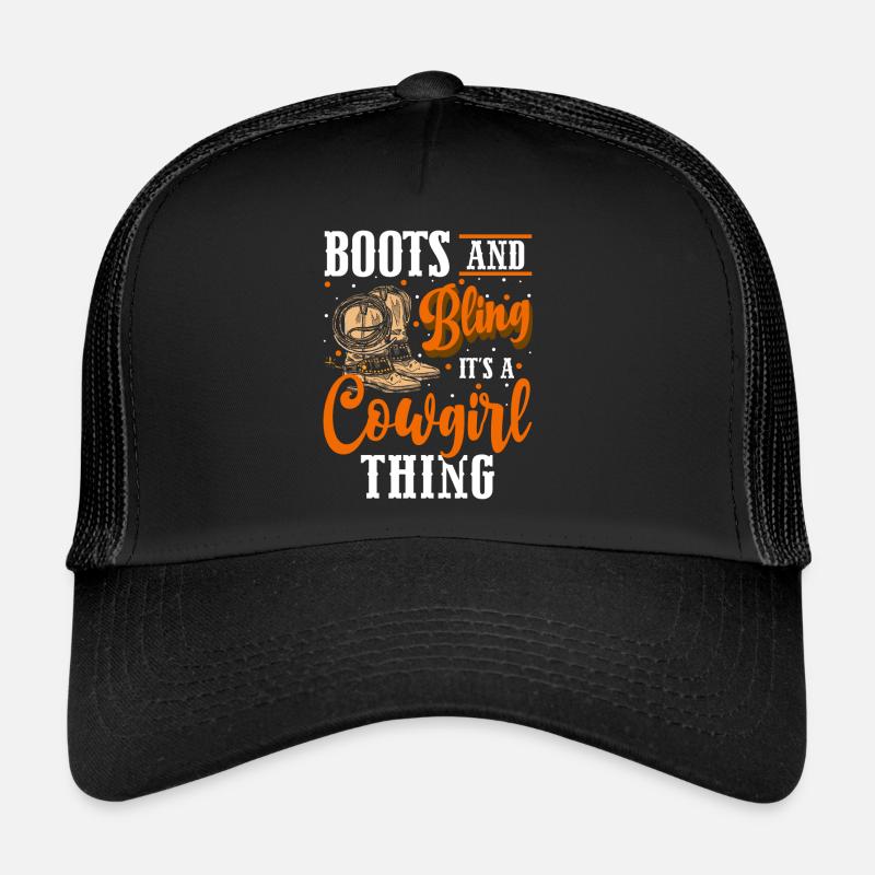 Rodéo à cheval du désert occidental Casquette trucker 