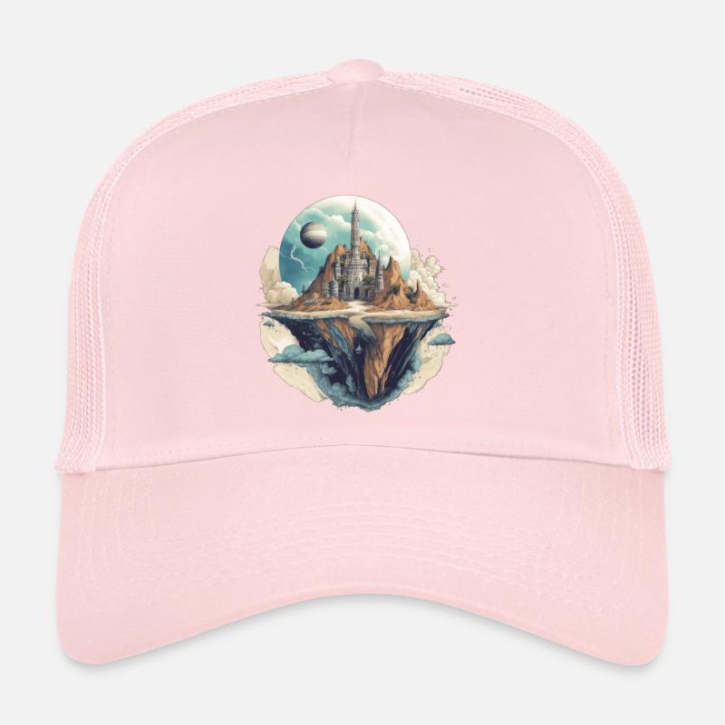 Futuristisch Leben auf Planeten Trucker Cap