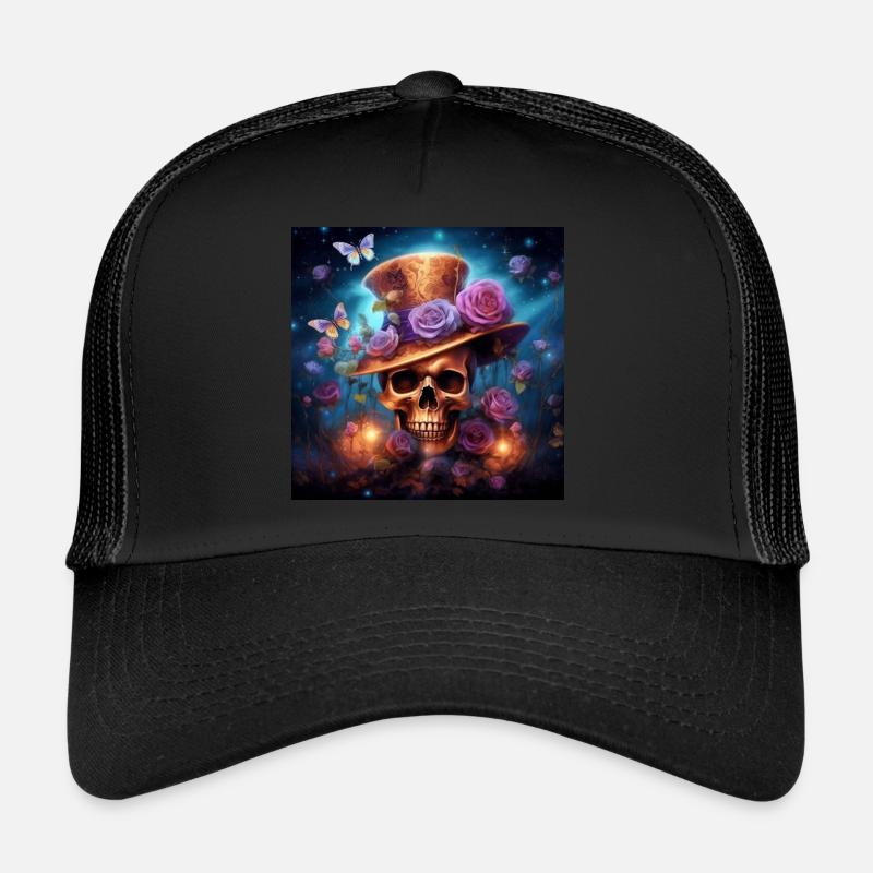 TÊTE DE MORT SKULL FANTASTIC Casquette trucker 