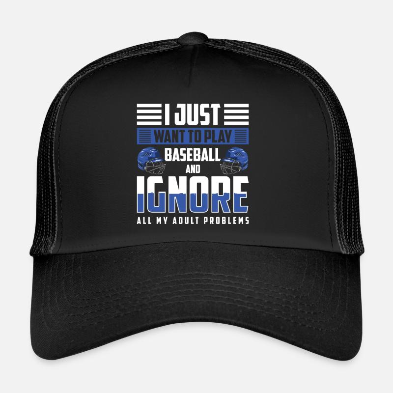 Batte de baseball, sportif, balle Casquette trucker 