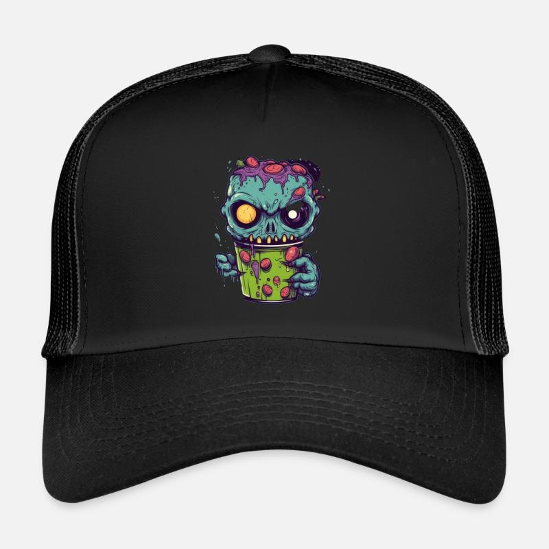 Tasse à café d’Halloween - tasse à café effrayante Casquette trucker 
