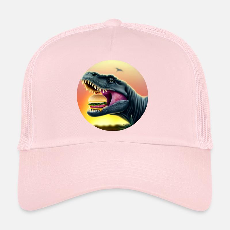 Cheeseburger Dinosauerier Trucker Cap