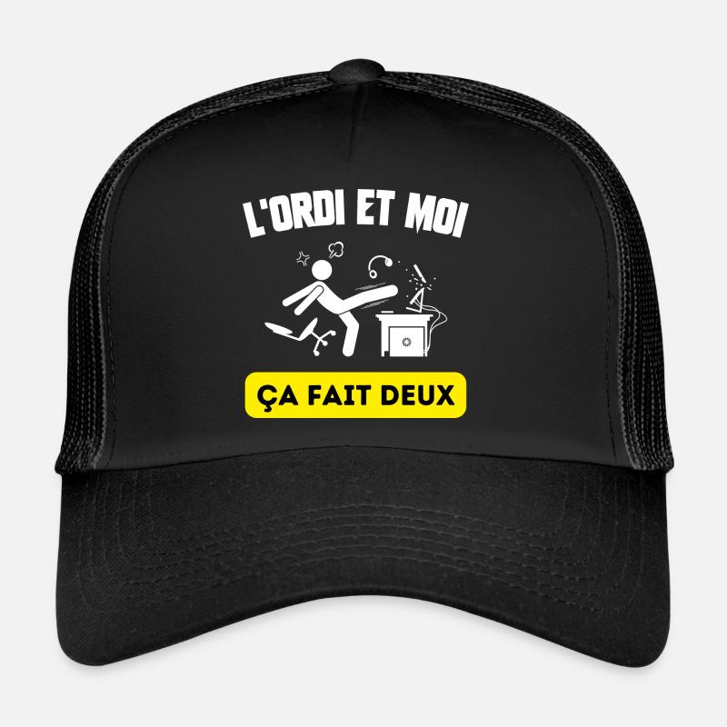l'ordi et moi Casquette trucker 