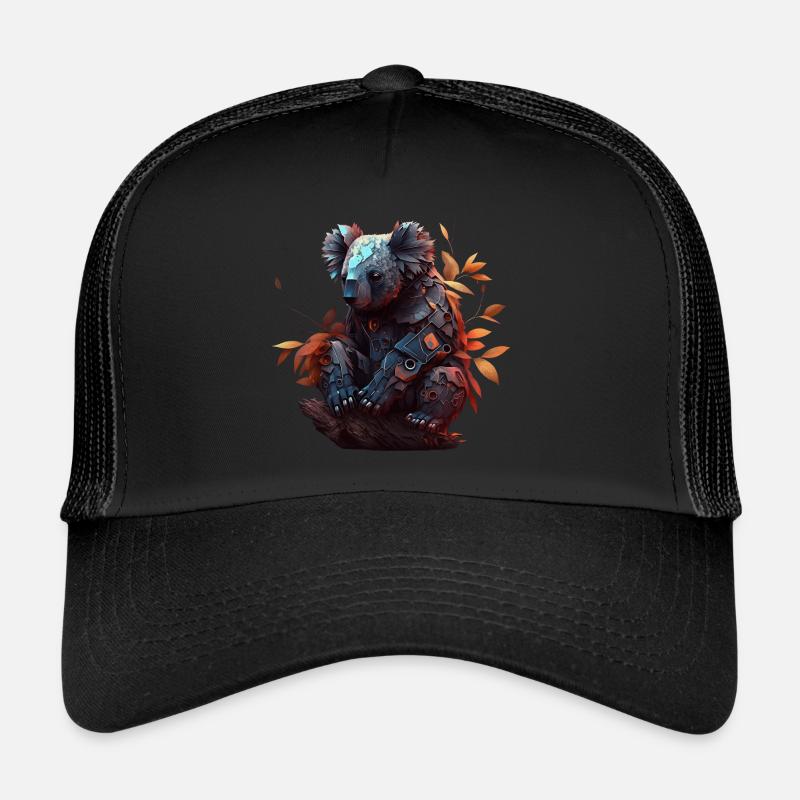 Koala in Eukalyptusblättern Trucker Cap