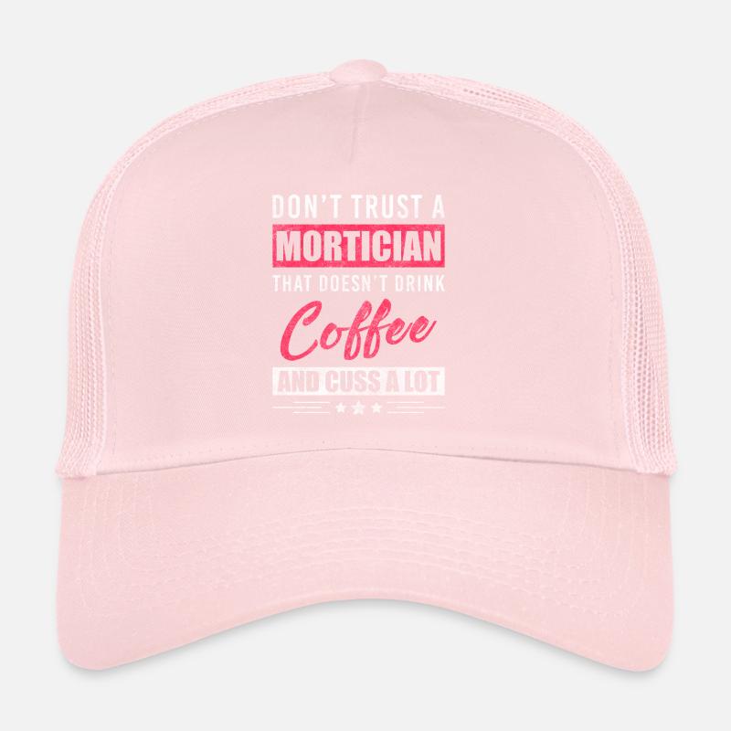 Funeral profession mourning Trucker Cap