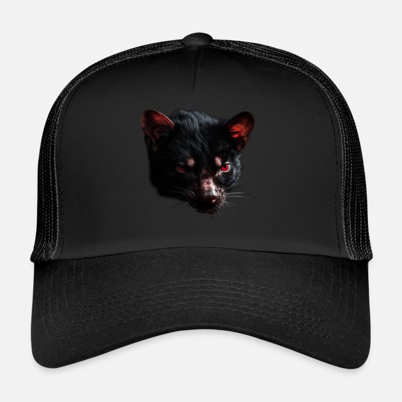 Tasmanian devil head Trucker Cap